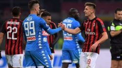 นาโปลีเฉือนชนะลาซิโอ หลังเกมจบลงอย่างวุ่นวาย